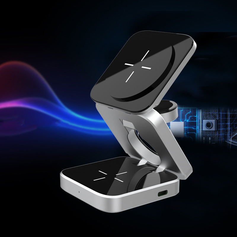 EasyCharge 3-in-1 — Estación de Carga Inalámbrica Plegable