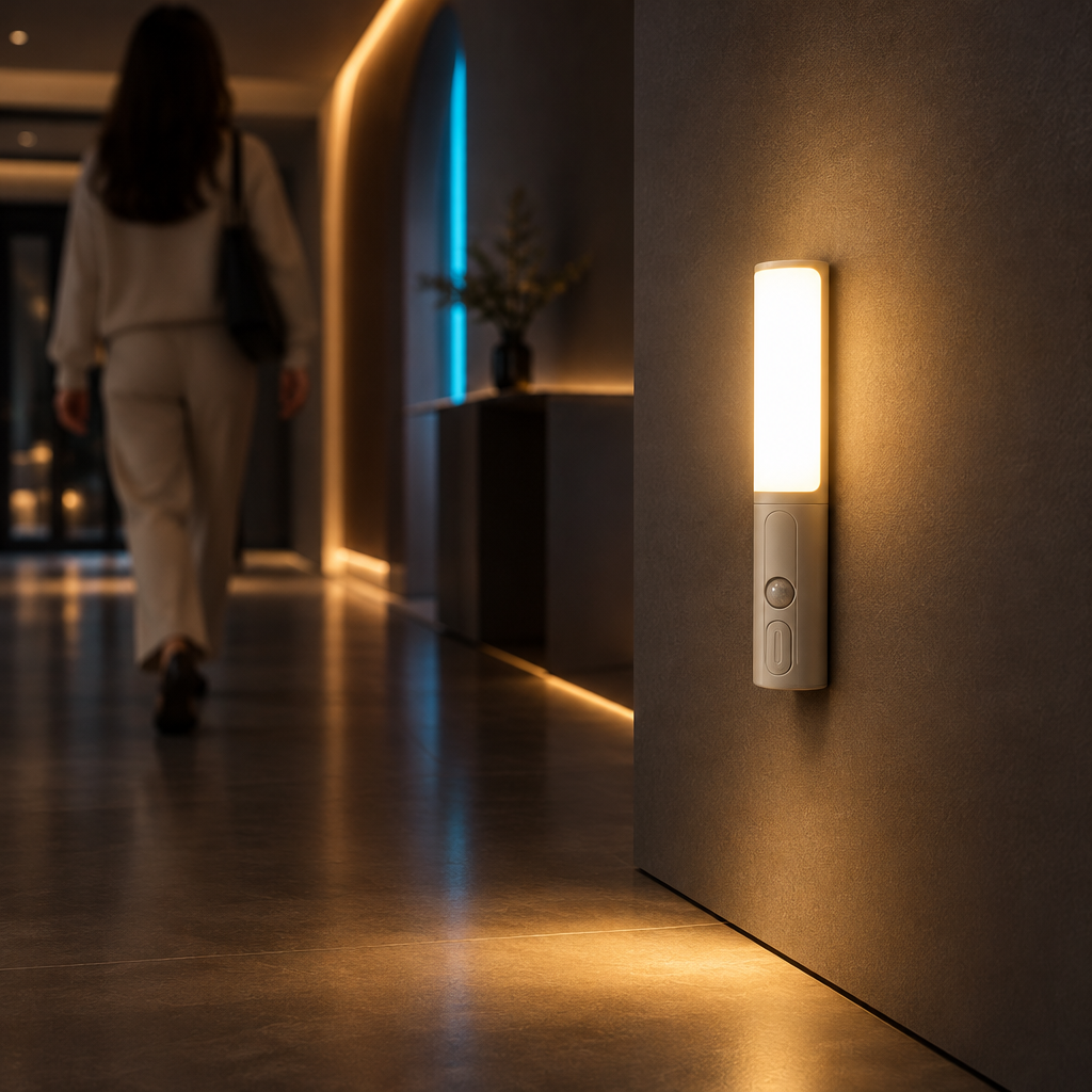 Activación del EasyGlow 360 al pasar por el pasillo
